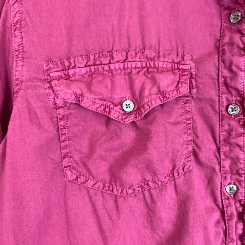 🌻Sundance Rich Purple Raspberry Button-Down Shirt - Picture 6 of 14